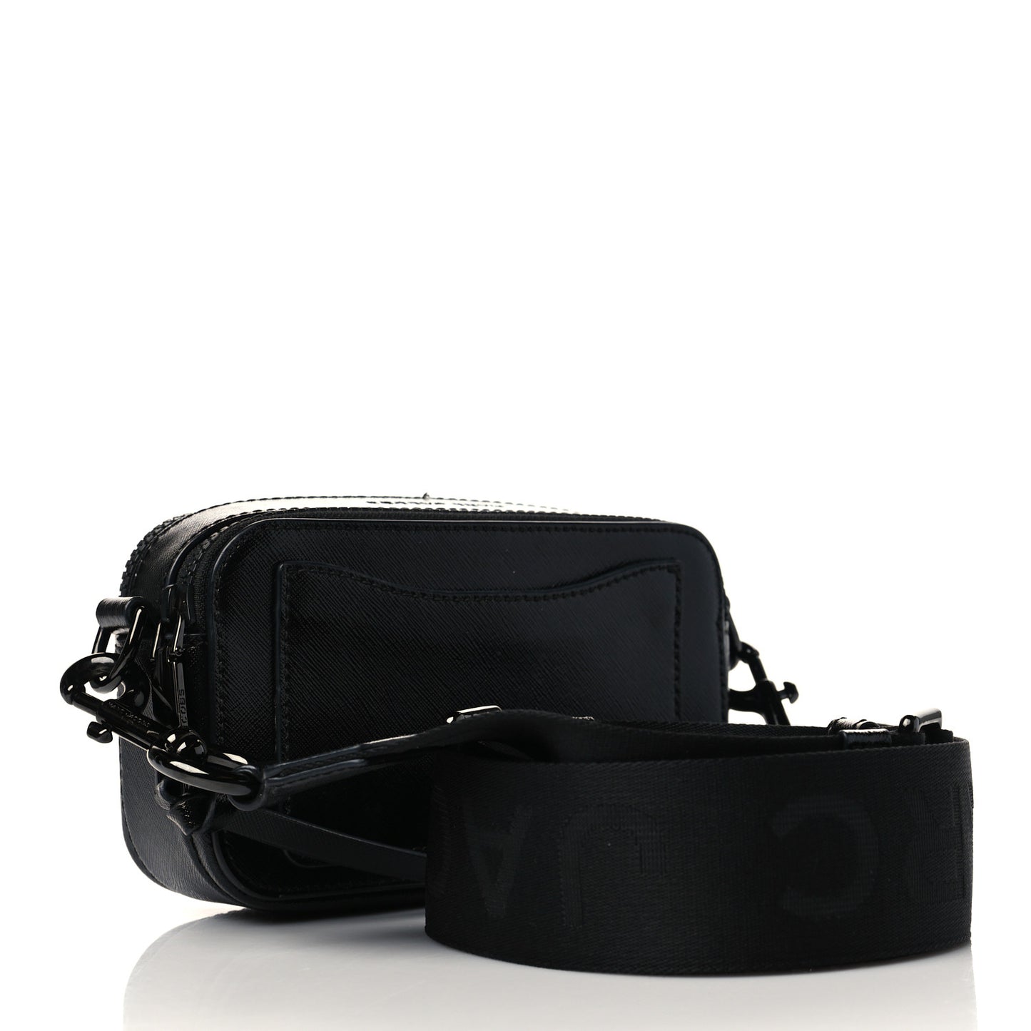 Saffiano Snapshot Camera Bag Black