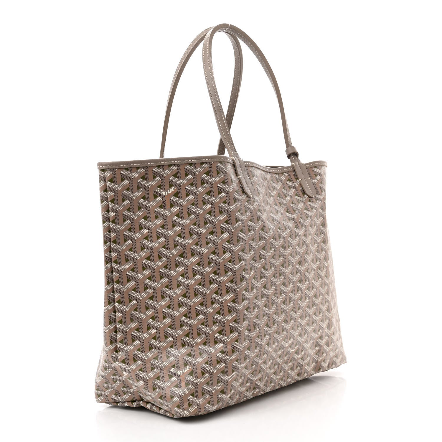 Goyard Goyardine Saint Louis Claire Voie PM Grege Khaki 4 of 11
