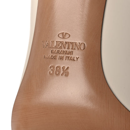 Valentino Garavani Calfskin Vlogo Signature 80mm Pumps 38.5 Light Ivory 6 of 10