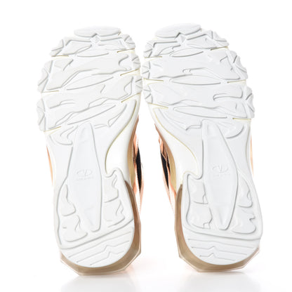 Valentino Garavani Metallic Nappa Patent Bounce Sneakers 36.5 Rose Gold 5 of 8