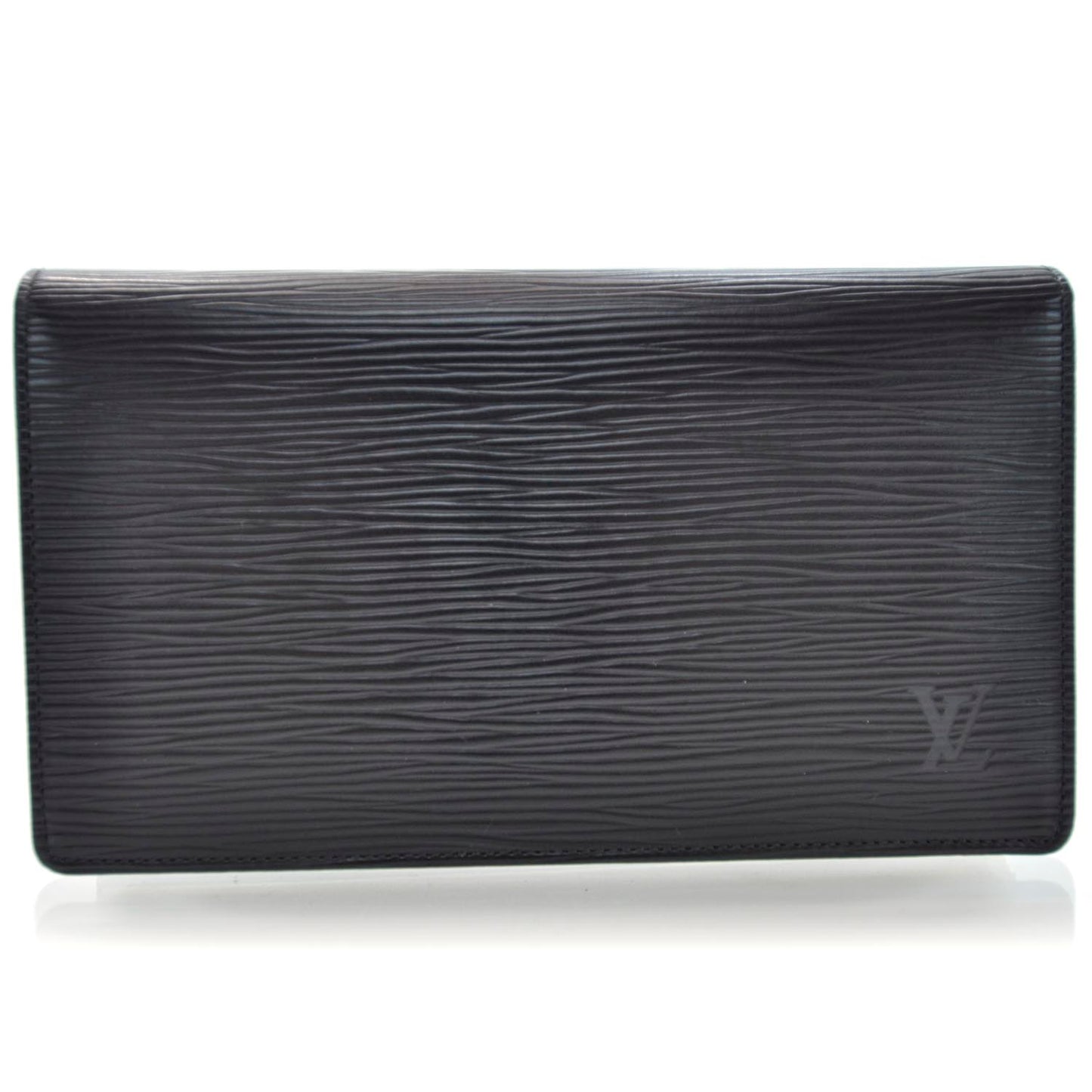 Epi Checkbook Organizer Wallet Black