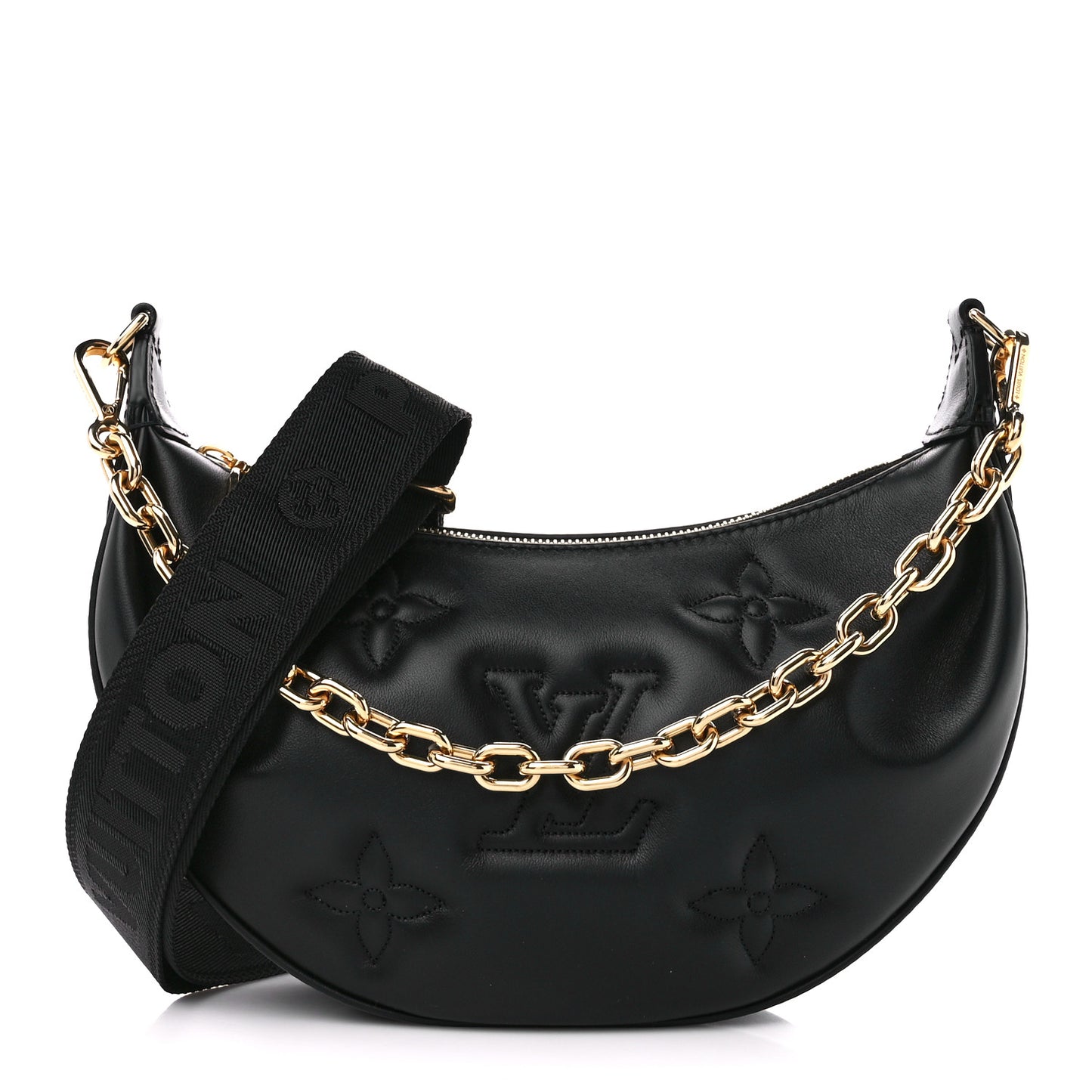 Calfskin Bubblegram Over The Moon Black