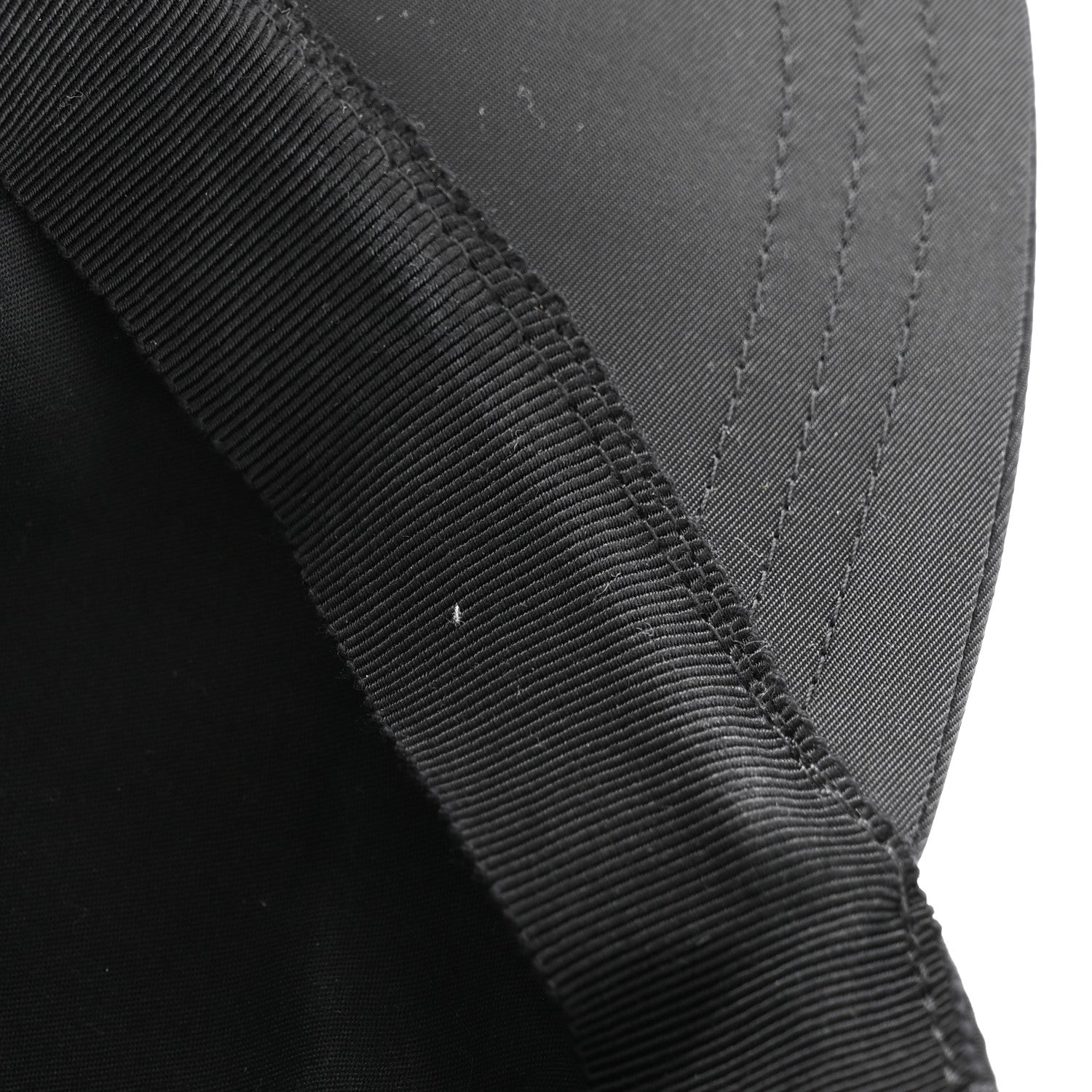 Prada Tessuto Nylon Logo Baseball Cap M Black 9 of 9