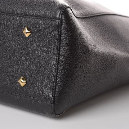 MCM Grained Calfskin Medium Reversible Wandel Tote Black 14 of 16