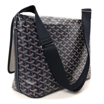 Goyard Goyardine Capetien Messenger Bag Navy 3 of 11