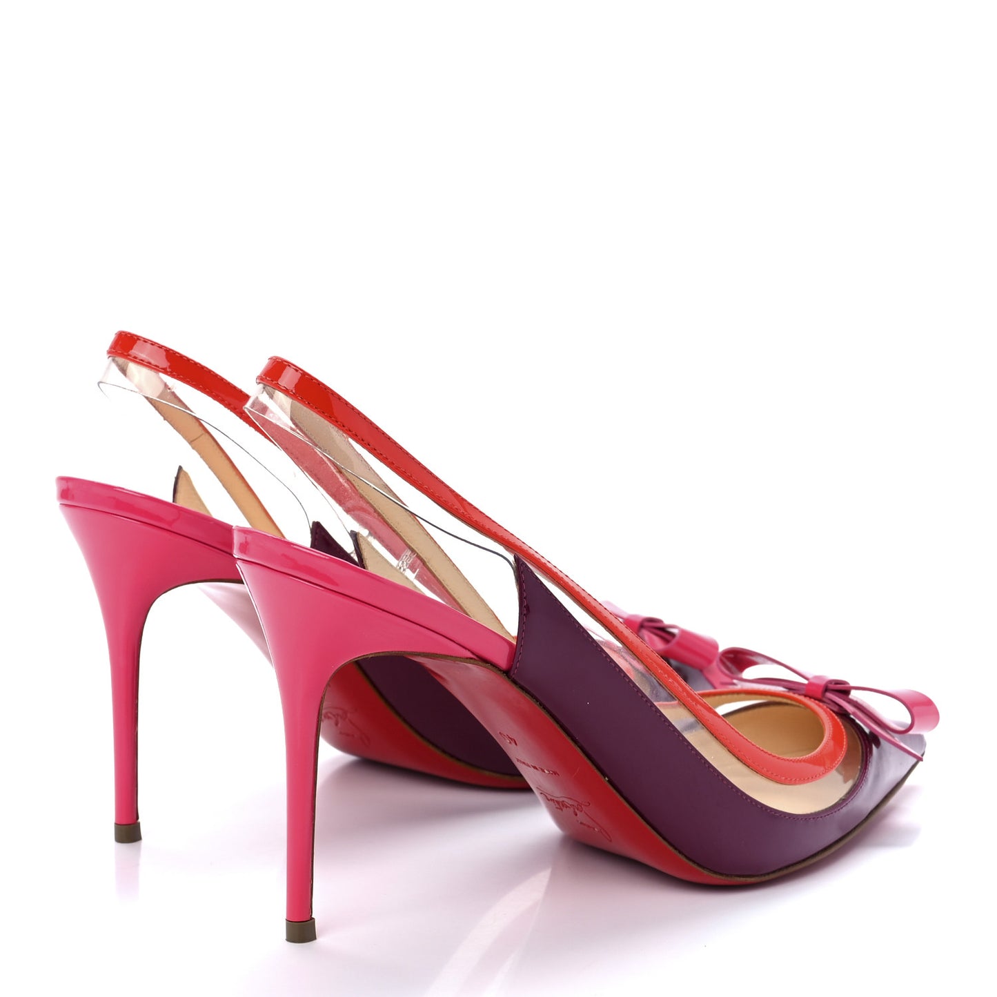 Patent PVC Suspenodo 85 Slingbacks 40 Eveque