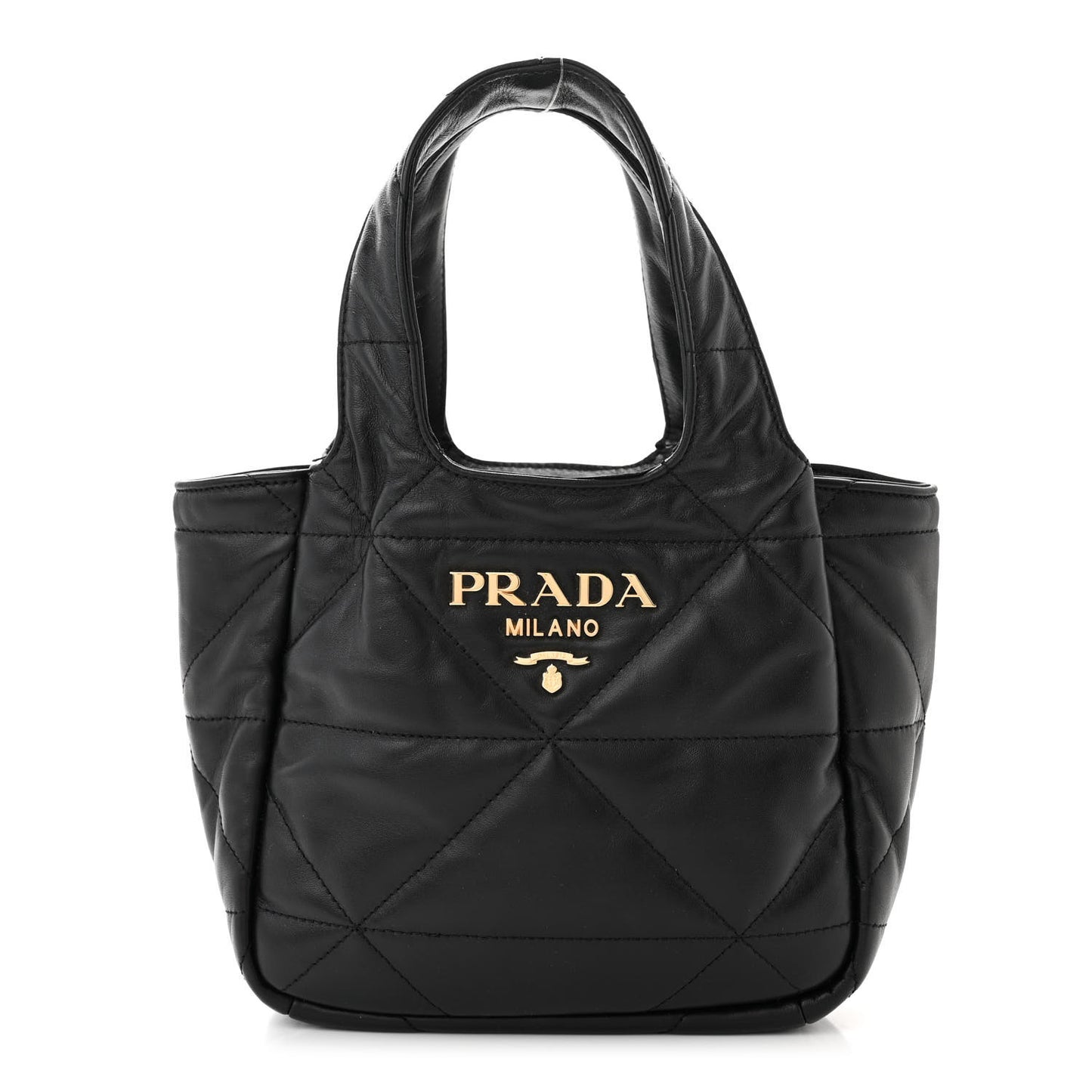 Nappa Quilted Dynamique Tote Black