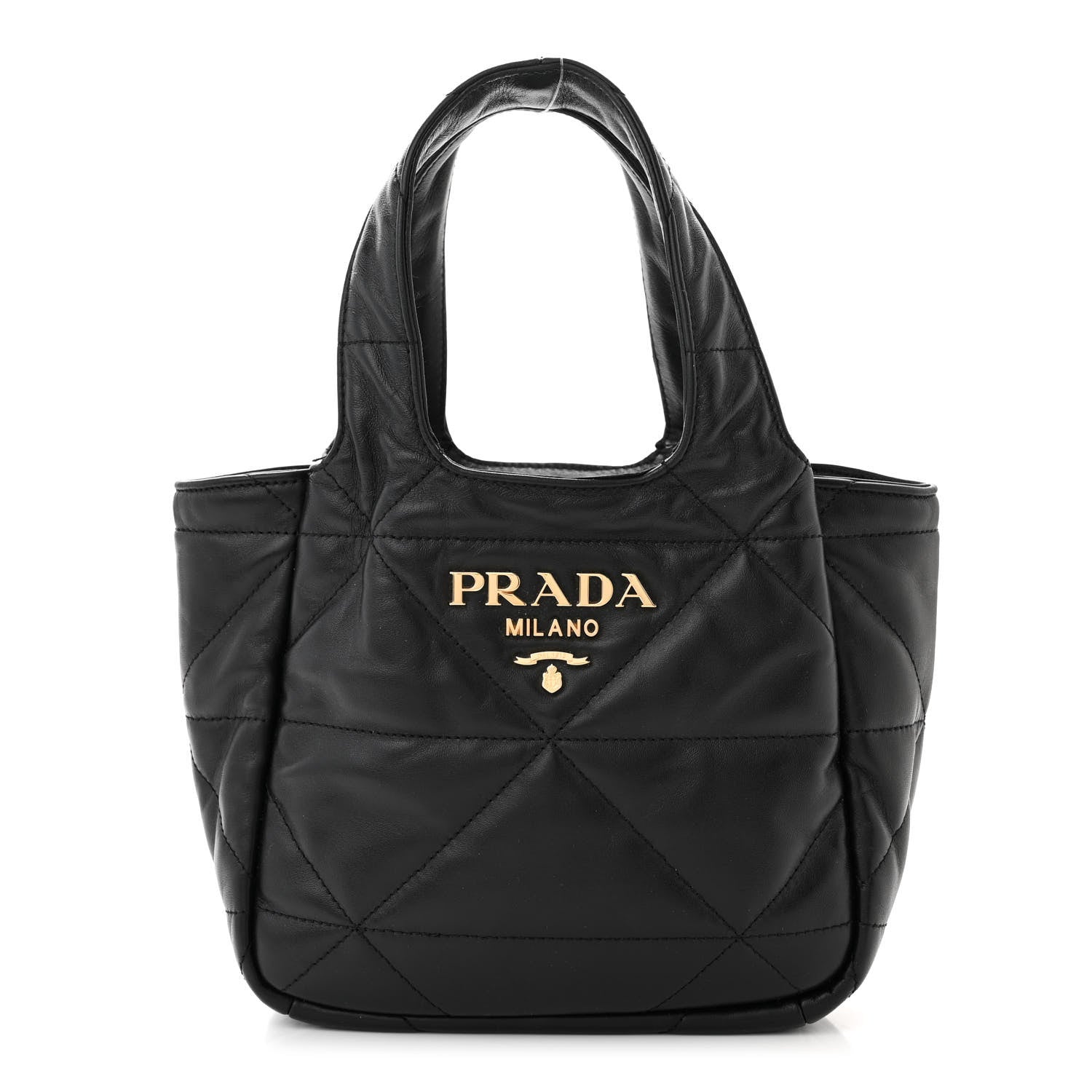 Prada Nappa Quilted Dynamique Tote Black 1 of 9