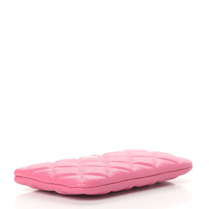 Chanel Caviar Quilted Small Cosmetic Case Pink 4 of 7