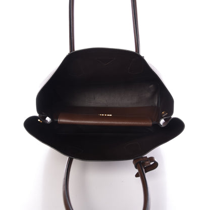 Prada Saffiano Cuir Large Double Bag Cacao 5 of 12