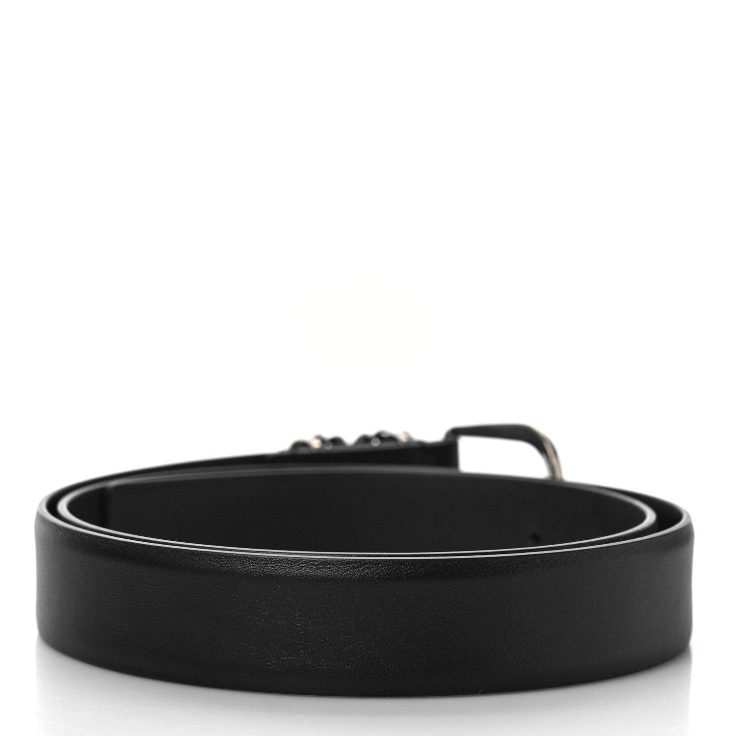 Chanel Calfskin CC Chain Belt 75 30 Black 2 of 8