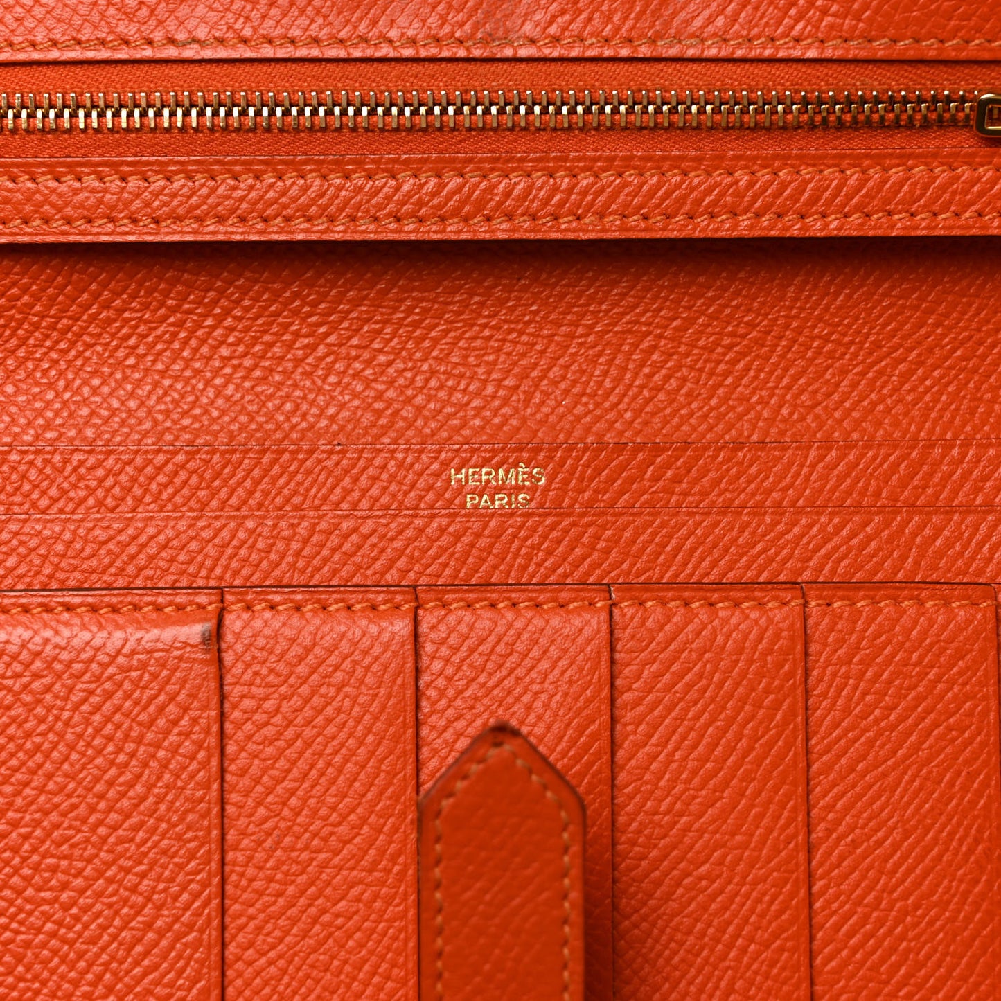 Epsom Bearn Gusset Wallet Orange
