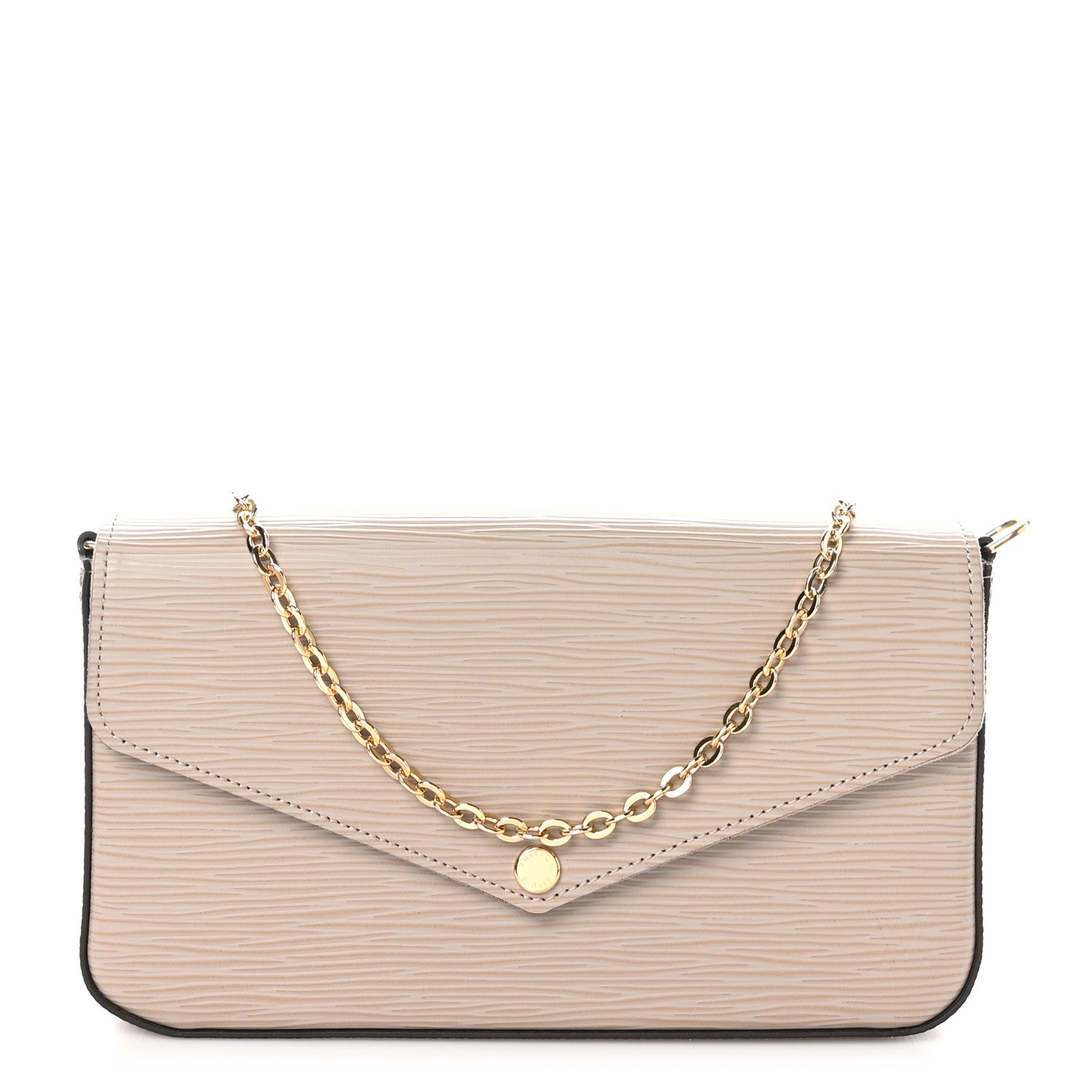 Louis Vuitton Epi Felicie Pochette Chain Wallet Galet 1 of 10
