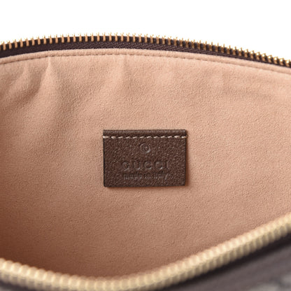 Gucci GG Supreme Monogram Large Ophidia Pouch Clutch Brown 8 of 10