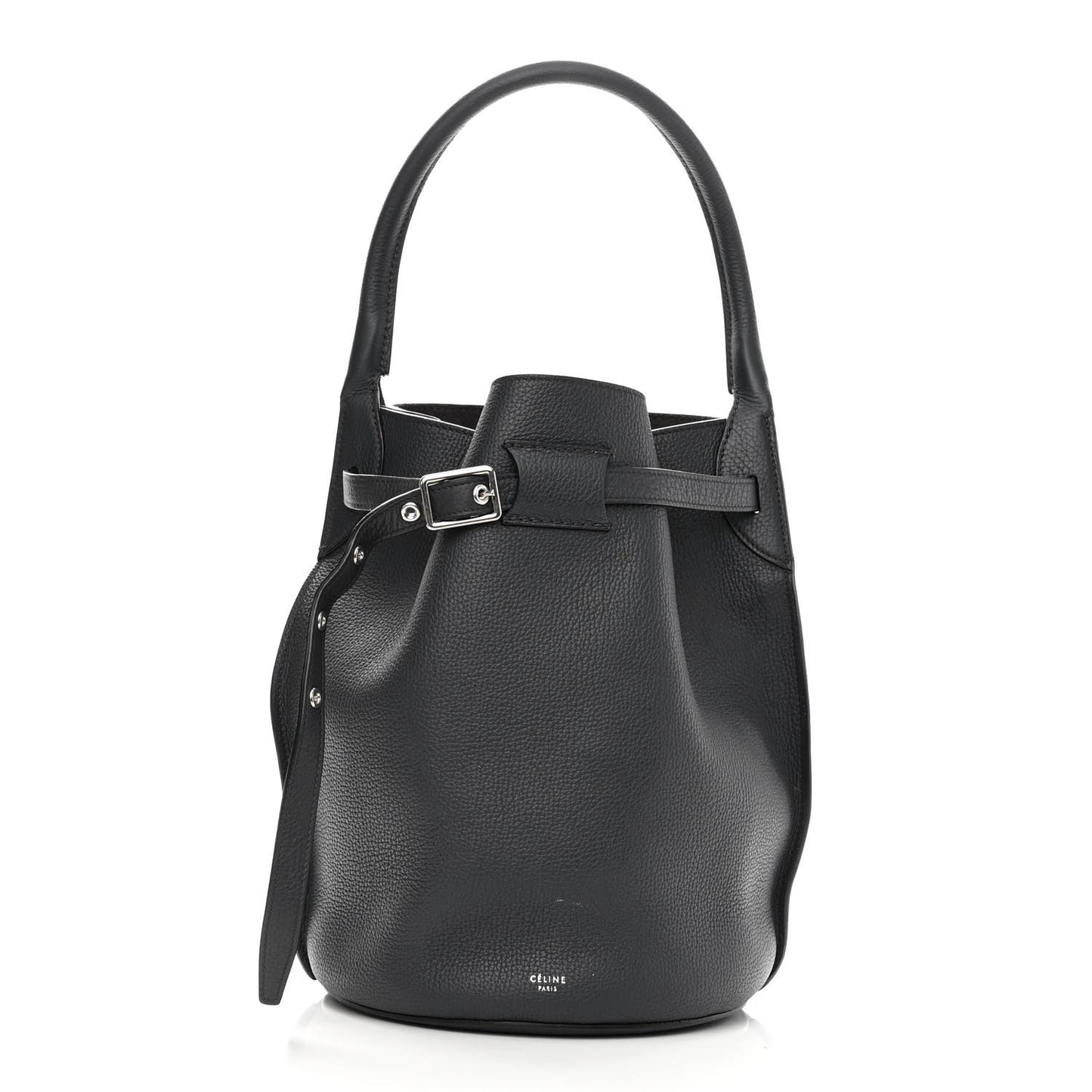 Supple Grained Calfskin Big Bag Bucket