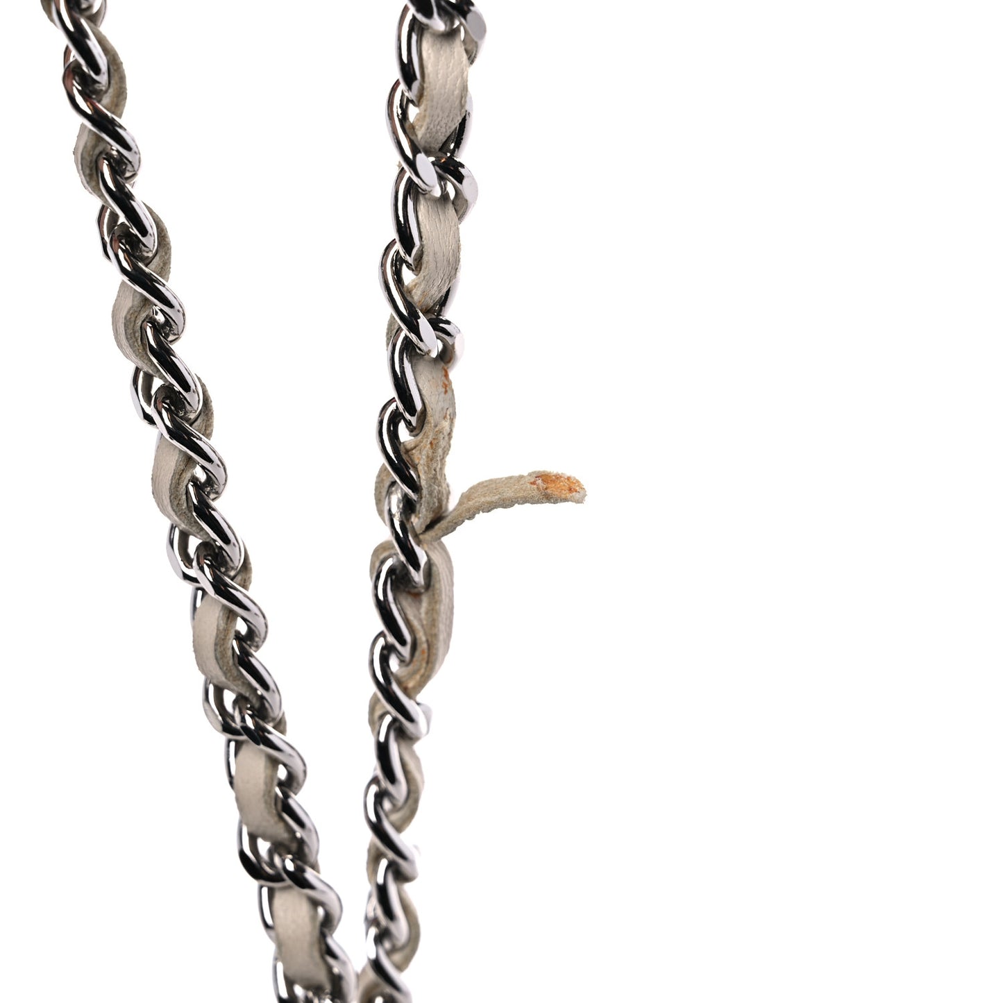 Sequin Paillette Small Flap Beige