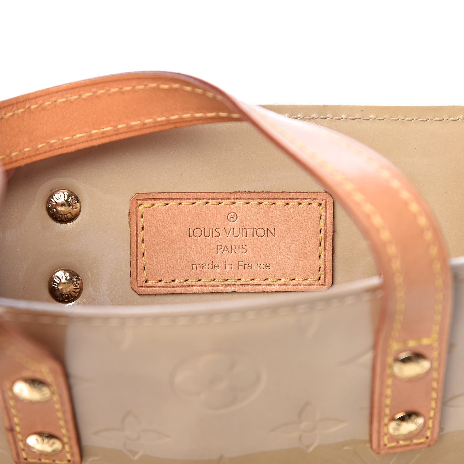 Louis Vuitton Vernis Reade PM Beige 6 of 12