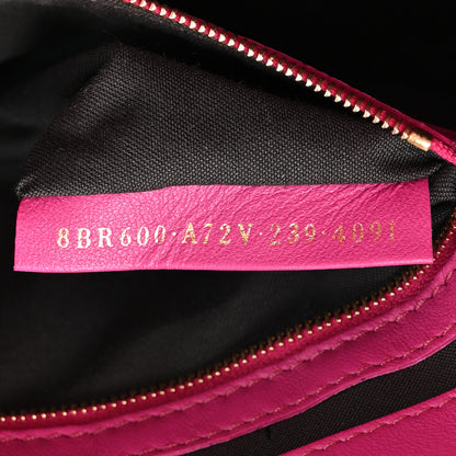 Fendi Nappa FF 1974 Embossed Baguette Ciclamino Pilar 7 of 11