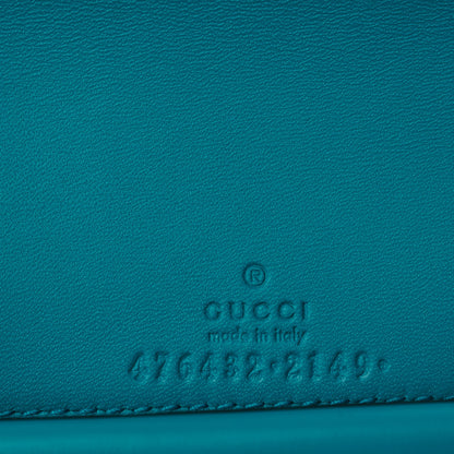 Gucci Velvet Super Mini Dionysus Shoulder Bag Pavone Cyan 6 of 9