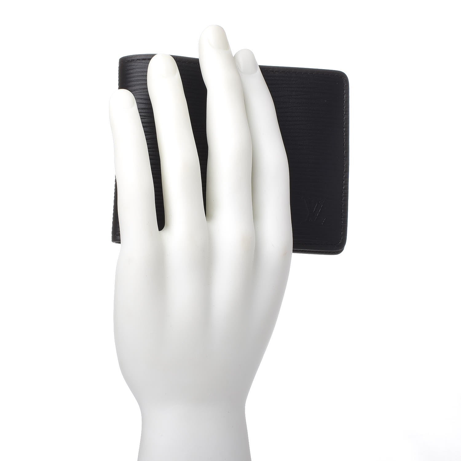 Louis Vuitton Epi Slender Wallet Black 2 of 7