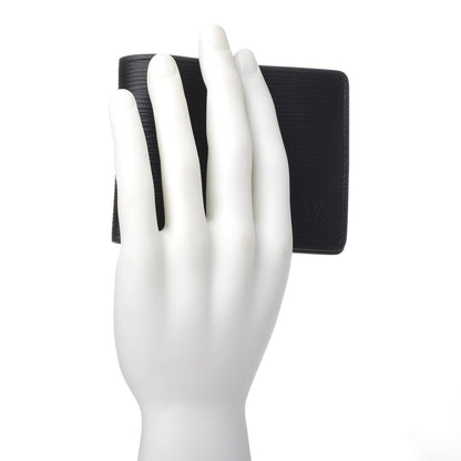 Louis Vuitton Epi Slender Wallet Black 2 of 7