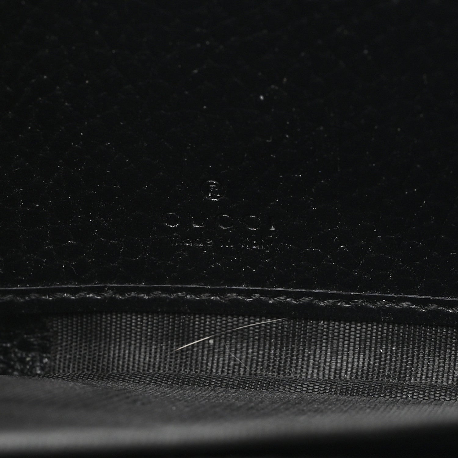 Gucci Dollar Calfskin GG Marmont Zip Around Wallet Black 6 of 9