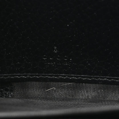 Gucci Dollar Calfskin GG Marmont Zip Around Wallet Black 6 of 9