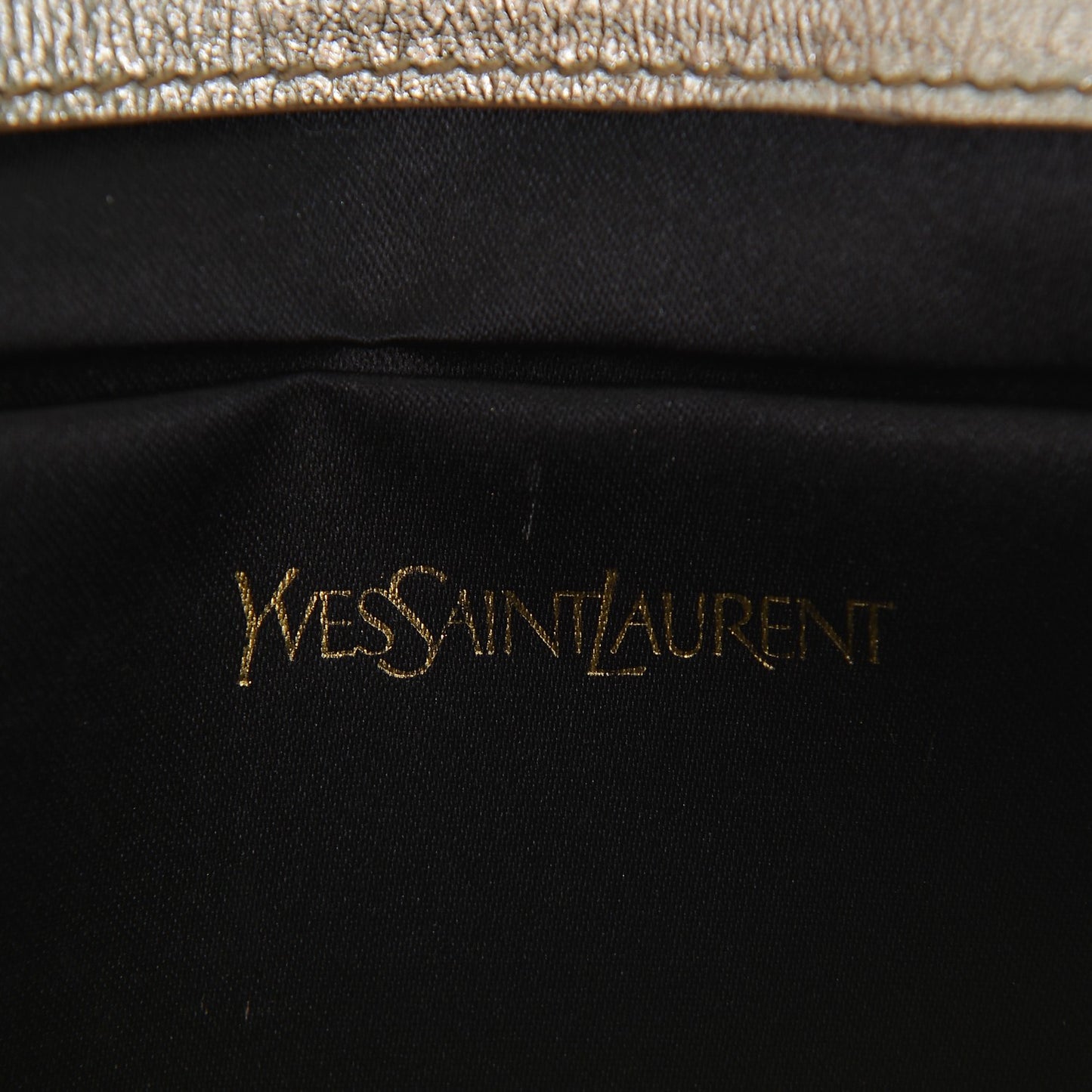 Metallic Calfskin Monogram Large Belle De Jour Clutch Gold