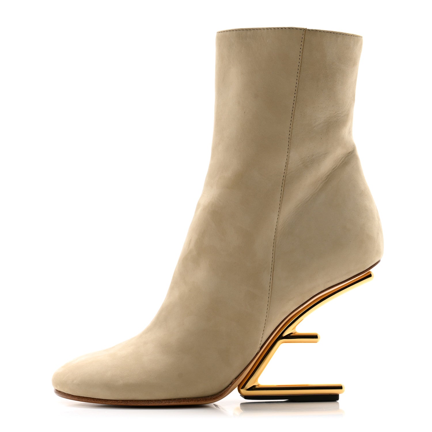 Fendi Nubuck Fendi First 95mm Ankle Boots 36.5 Roger 1 of 10