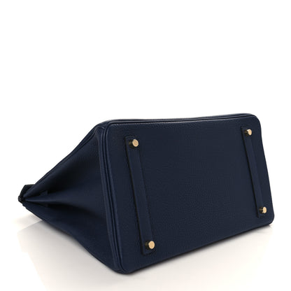 Hermes Togo Birkin 35 Bleu Nuit 3 of 9