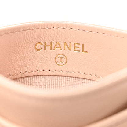 Chanel Caviar Quilted Card Holder Light Beige 6 of 9