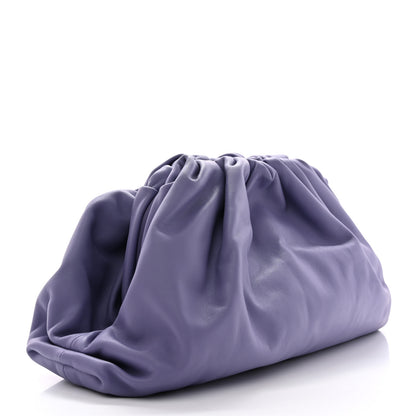 Bottega Veneta Smooth Butter Calf The Pouch Oversized Clutch Lavender 3 of 10