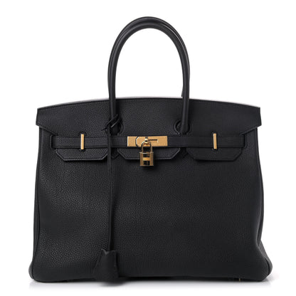 Hermes Togo Birkin 35 Black 1 of 8