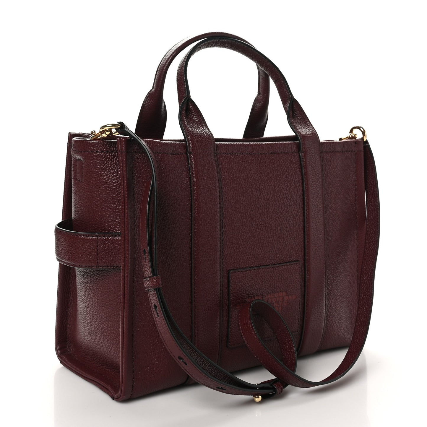 Grained Calfskin Medium The Tote Bag Chianti
