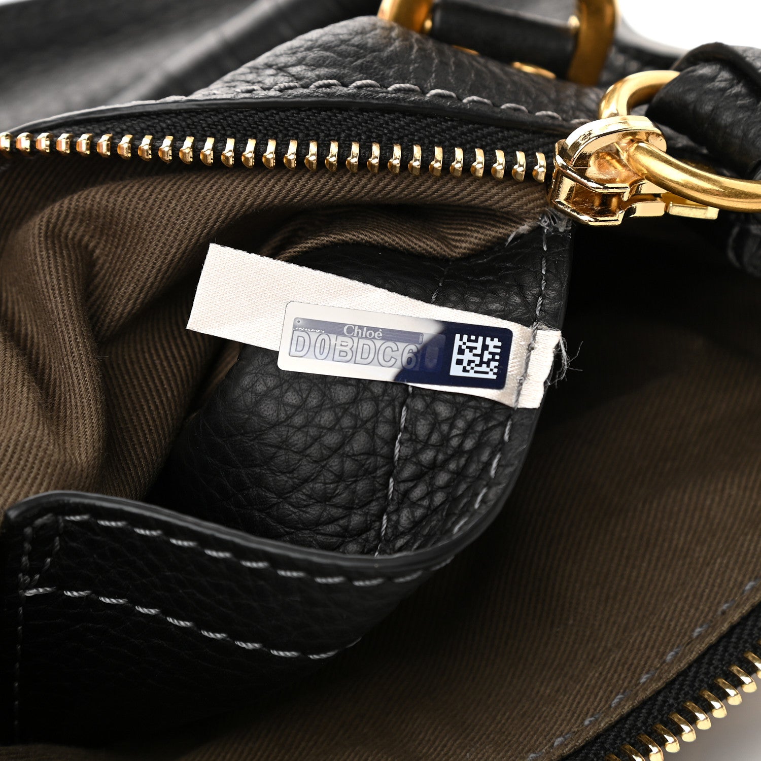 Chloe Calfskin Mini Marcie Satchel Black 6 of 9