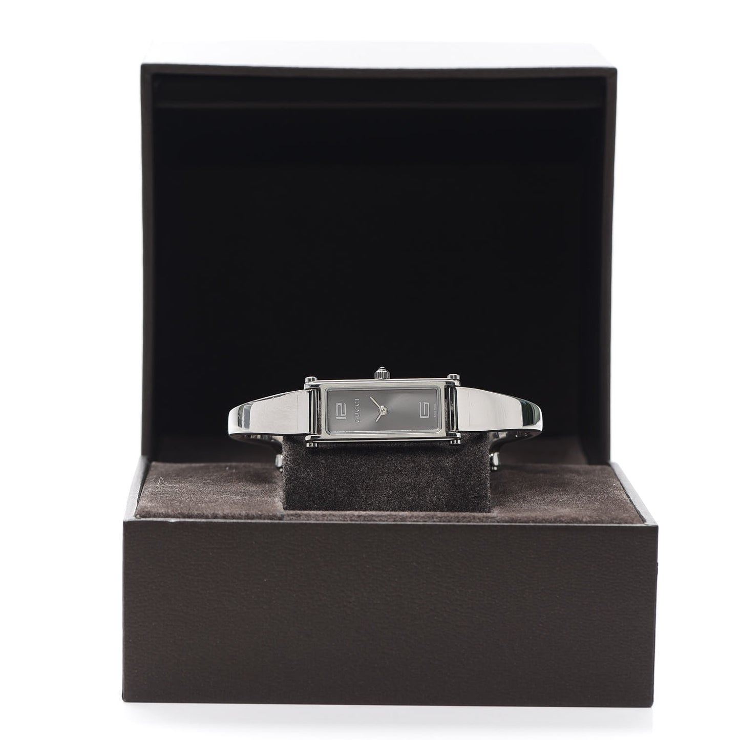 Stainless Steel 12mm 1500L Horsebit Quartz Watch Grey