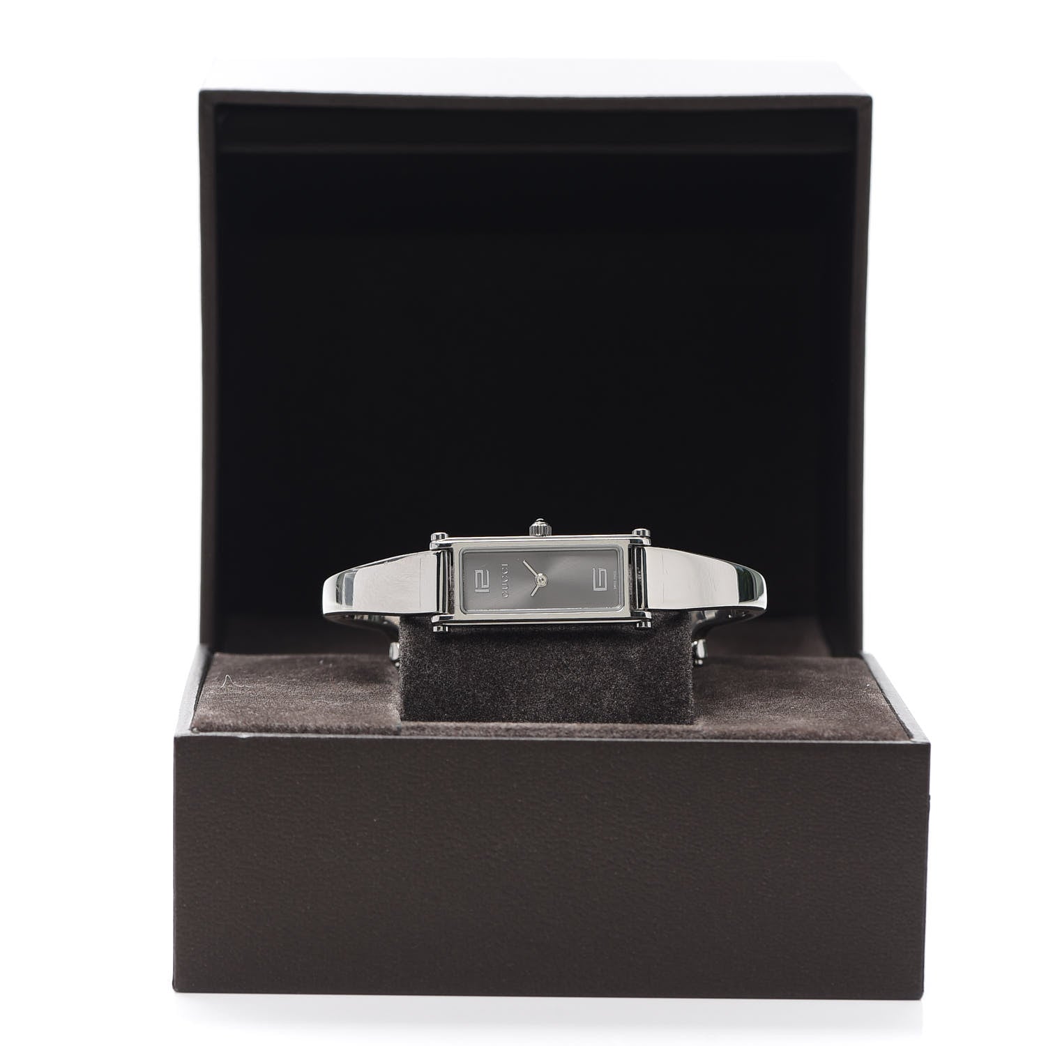 Gucci Stainless Steel 12mm 1500L Horsebit Quartz Watch Grey 6 of 6