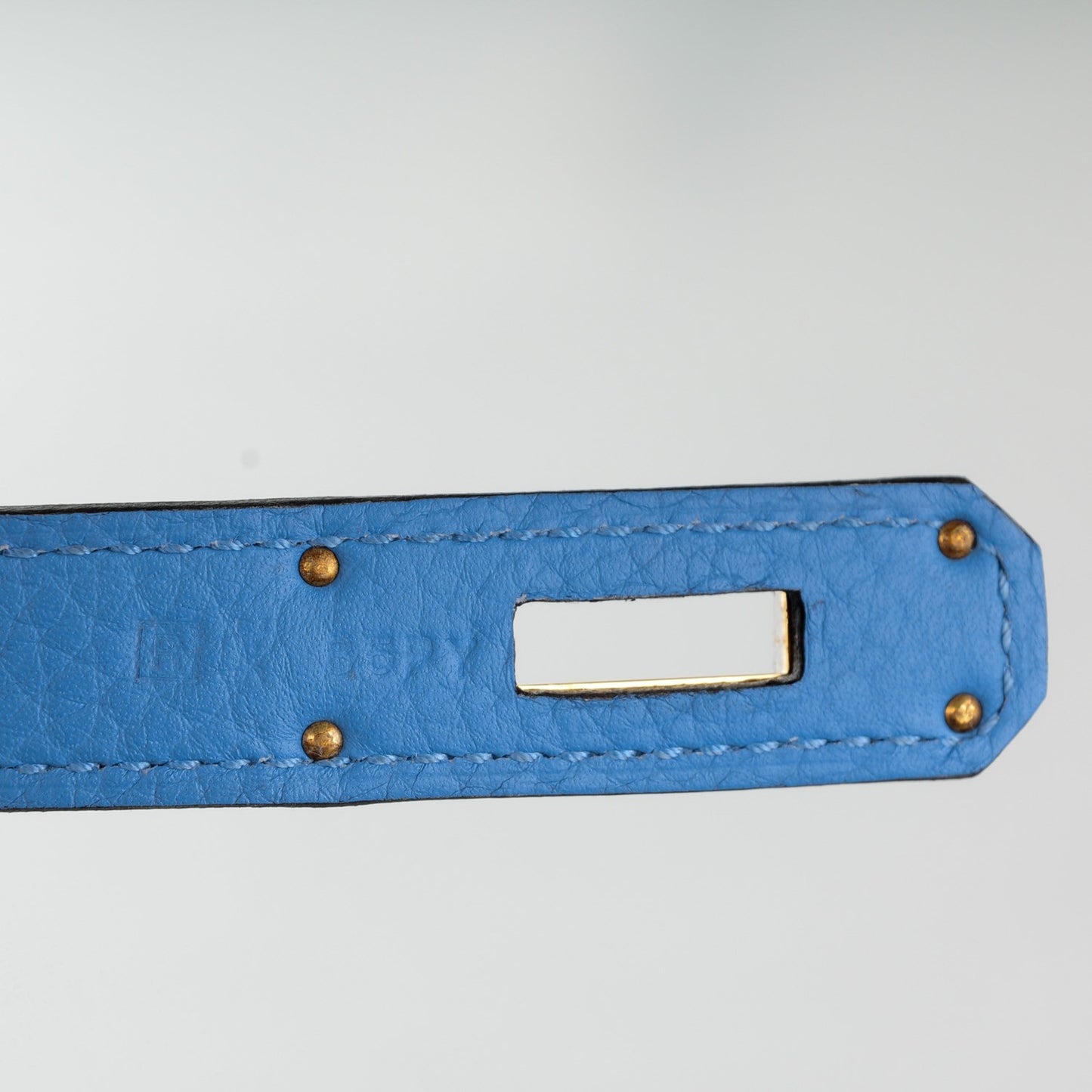 Taurillon Clemence Birkin 35 Bleu Paradis