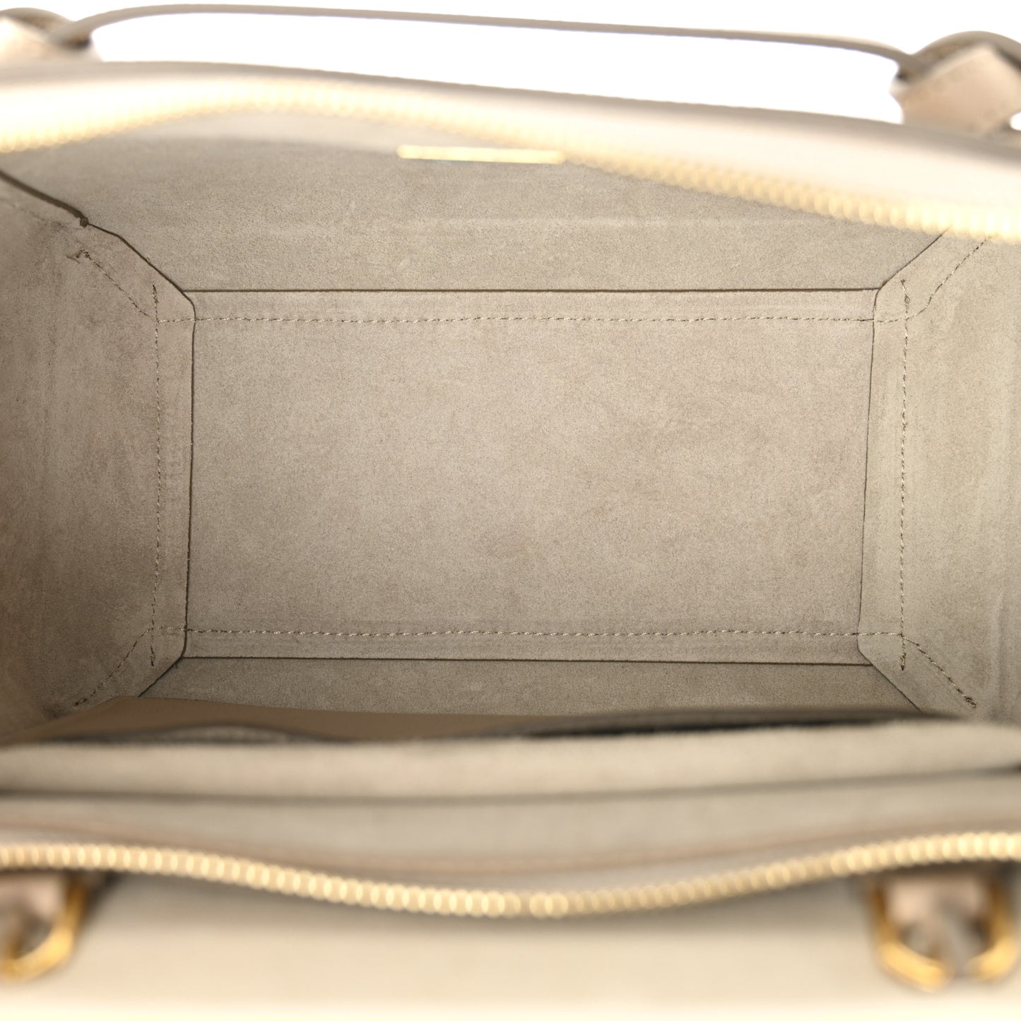 Grained Calfskin Micro Belt Bag Light Taupe