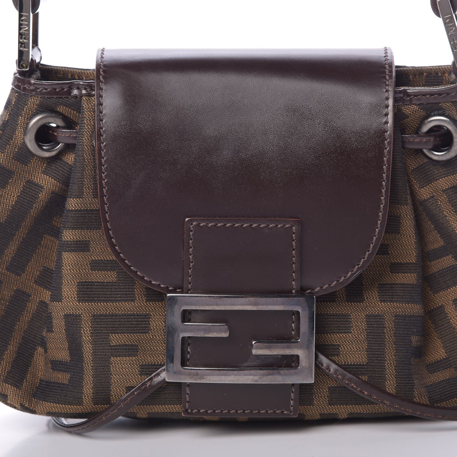 Fendi Zucca Mini Shoulder Bag Tobacco 8 of 13