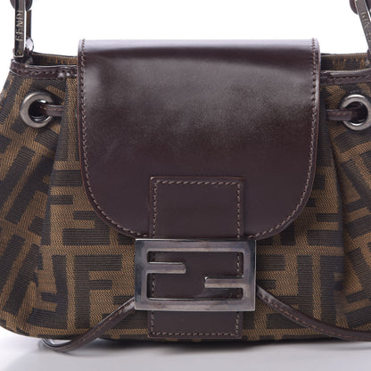 Fendi Zucca Mini Shoulder Bag Tobacco 8 of 13