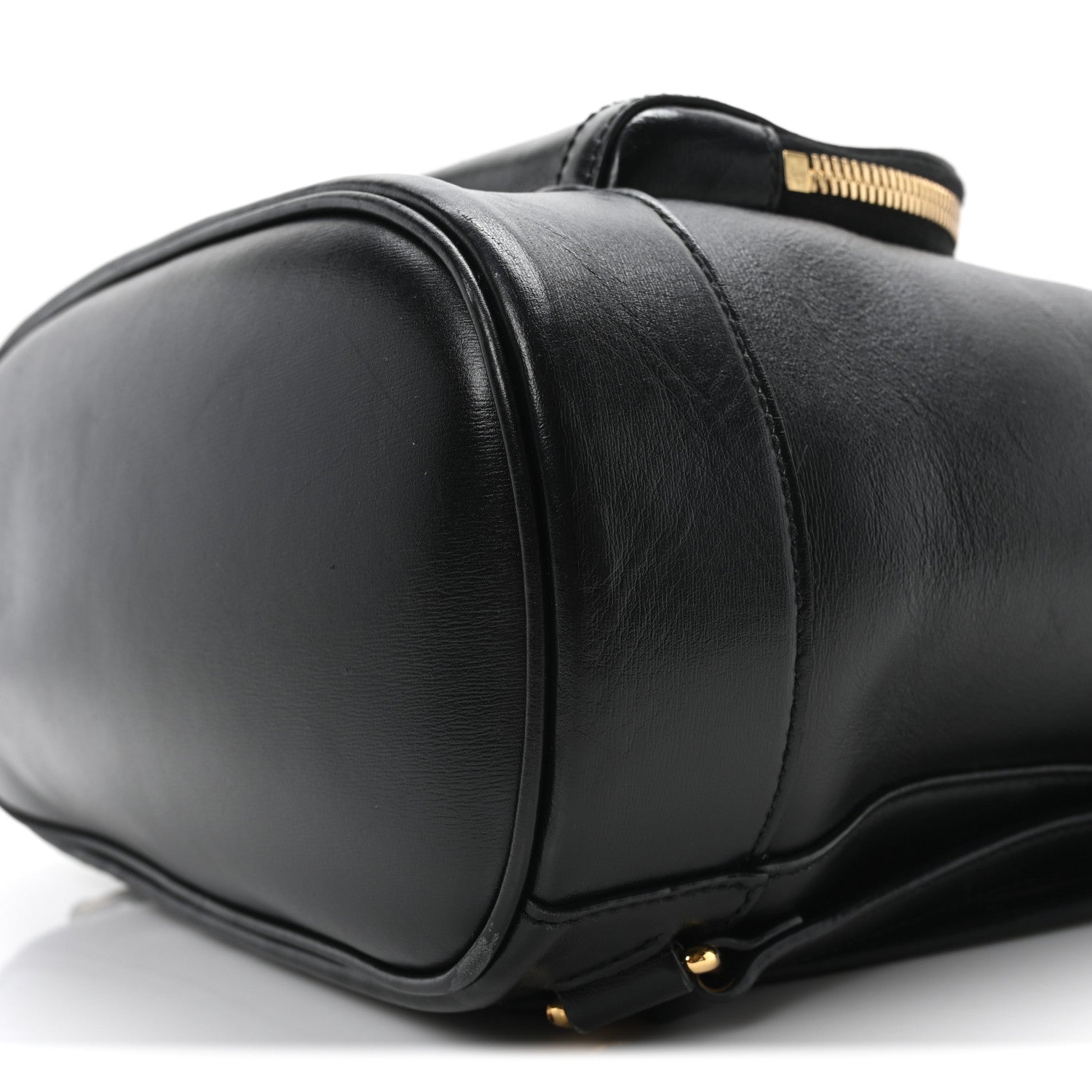 Gucci Boarded Plutone Calfskin Horsebit 1955 Single Buckle Backpack Black 10 of 10