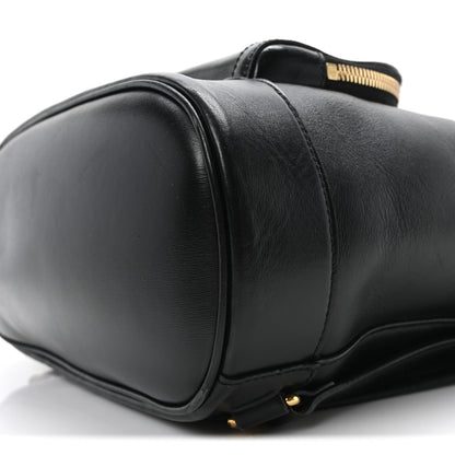 Gucci Boarded Plutone Calfskin Horsebit 1955 Single Buckle Backpack Black 10 of 10