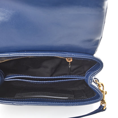 Saint Laurent Calfskin Y Quilted Monogram Toy Loulou Crossbody Bag New Cobalt 4 of 11