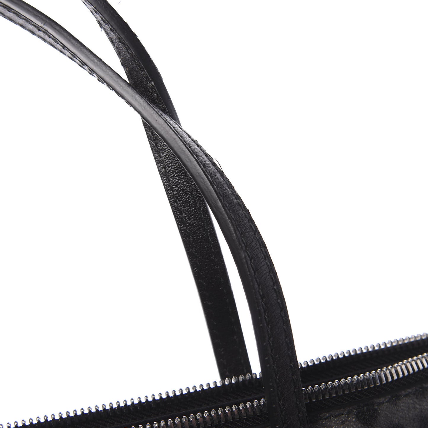 Coated Canvas Leopard Print Miss Escape Tote Grey