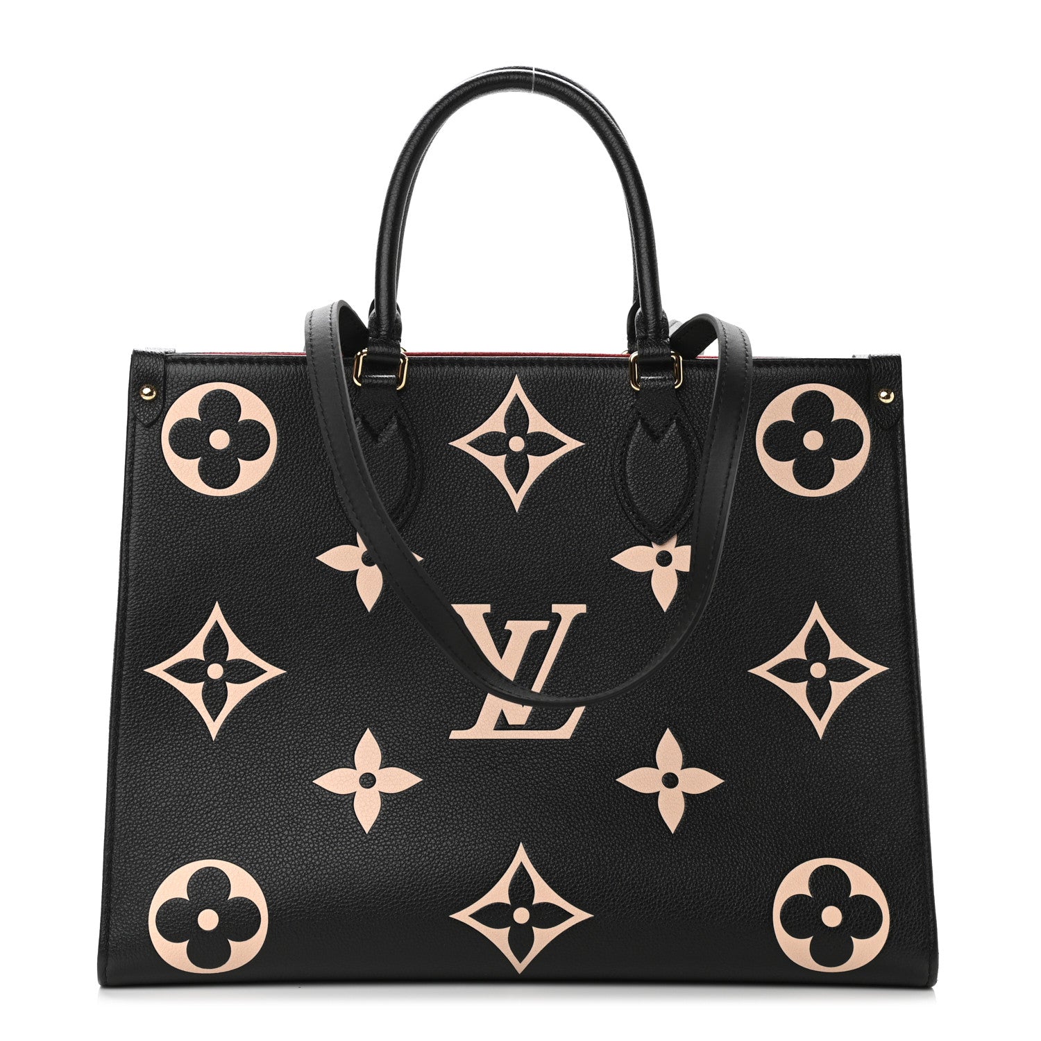 Louis Vuitton Empreinte Monogram Giant Onthego MM Black Beige 1 of 11