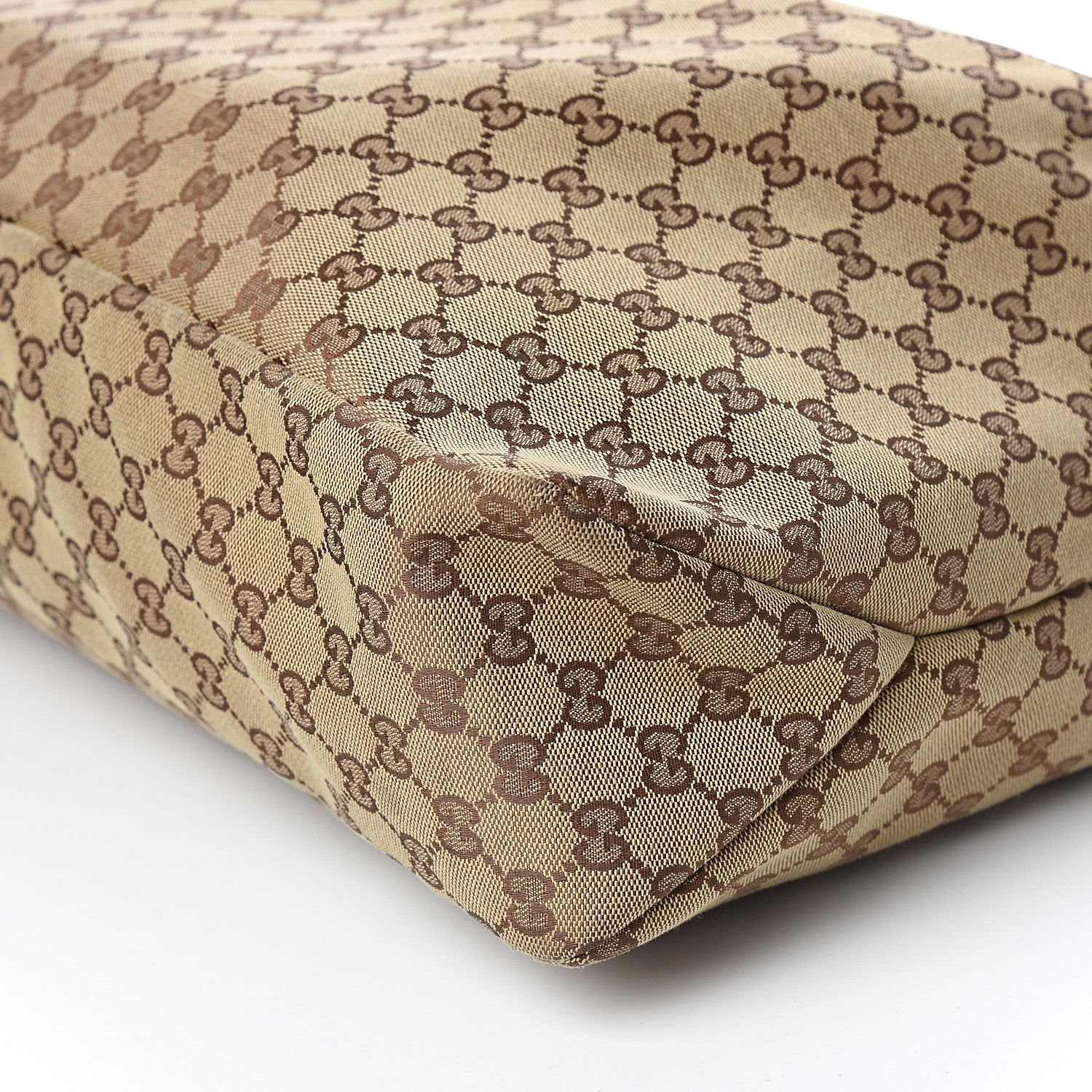 Gucci Monogram Large Horsebit Chain Hobo Brown 10 of 12
