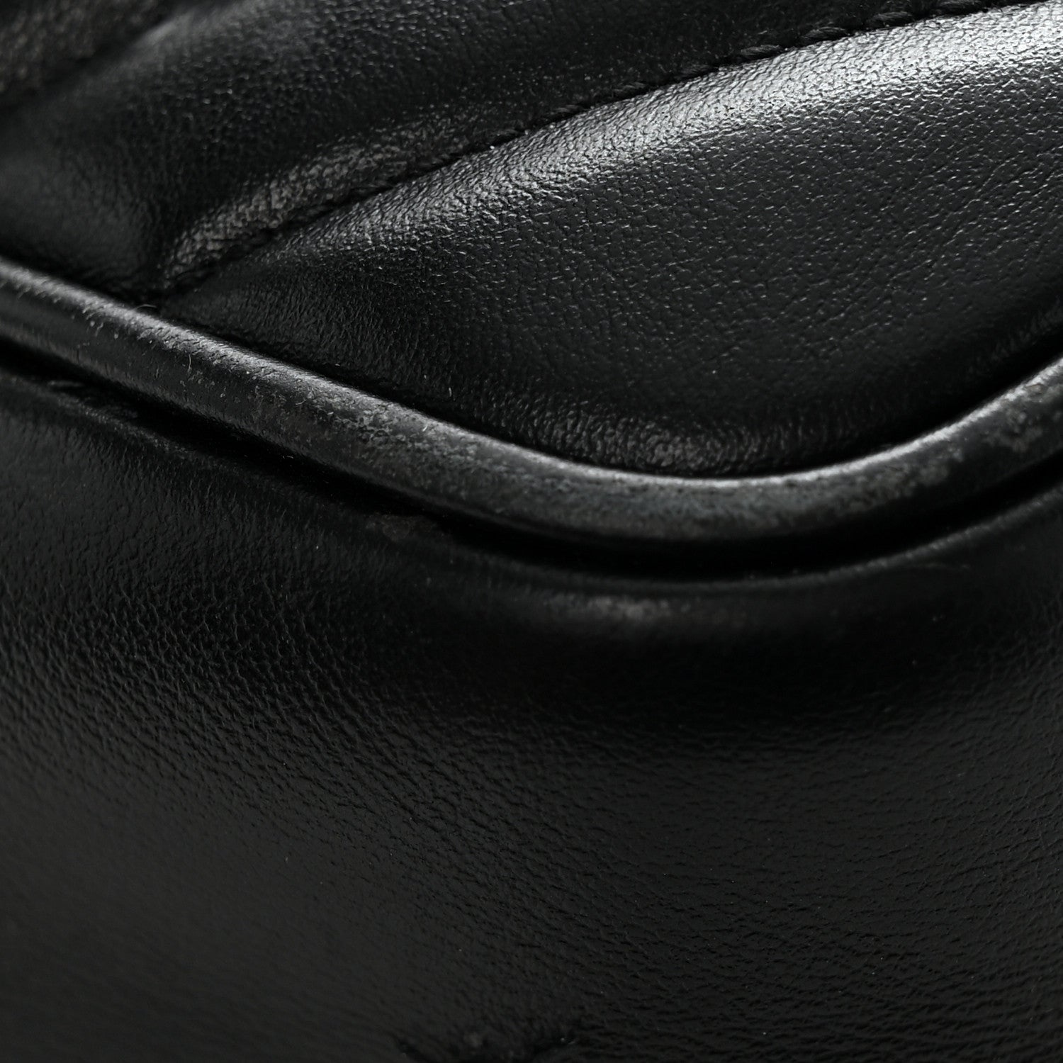 Saint Laurent Calfskin Matelasse Monogram Lou Camera Bag Black 11 of 16