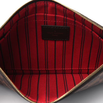 Louis Vuitton Damier Ebene Neverfull MM GM Pochette 4 of 7