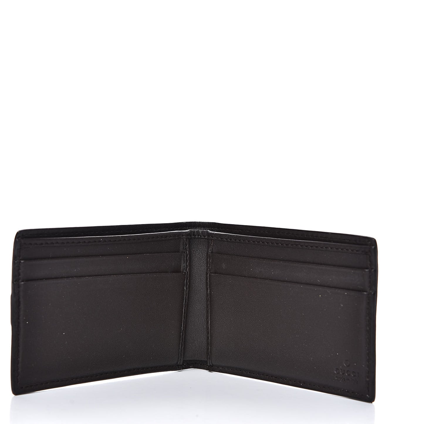 GG Plus Monogram Bi-Fold Wallet Dark Brown